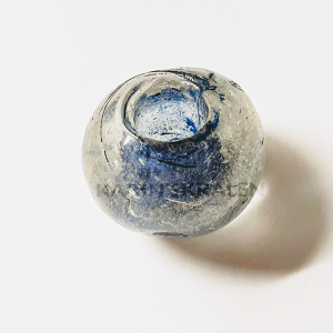 Glaskralen Blauw Rond 20mm